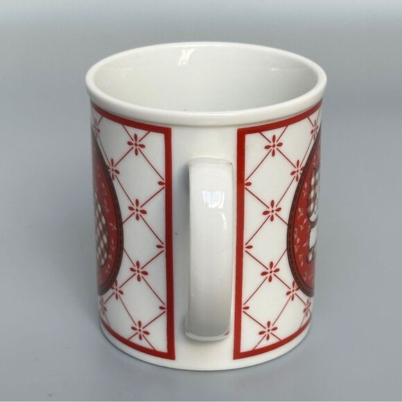 Calico Cat Country Quilt Pastel Mug - Made in Japan - Picture 3 of 10